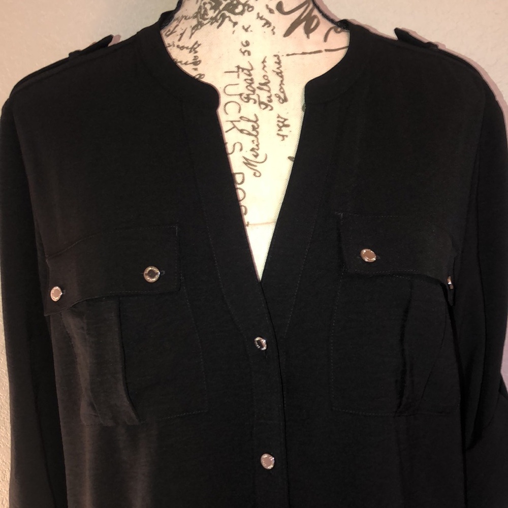 Calvin Kline Long button up blouse - Picture 5 of 6
